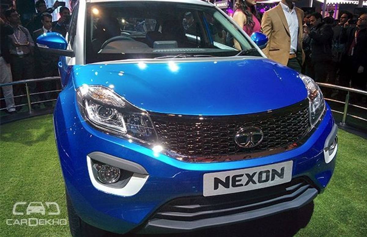 Tata Nexon Production Version Showcased at 2016 Auto Expo Tata Nexon Production Version Showcased at 2016 Auto Expo