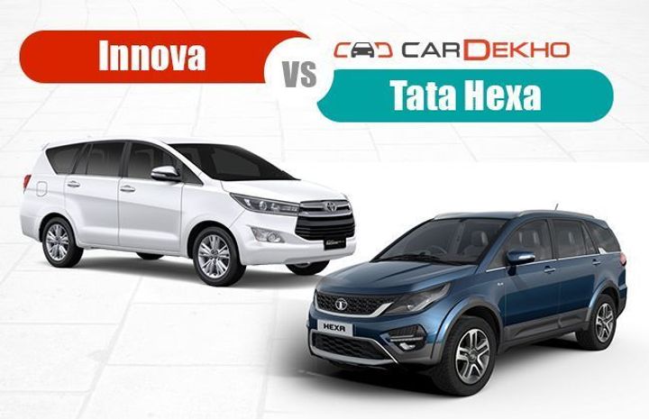 Comparison: Toyota Innova Crysta Vs Tata Hexa Comparison: Toyota Innova Crysta Vs Tata Hexa