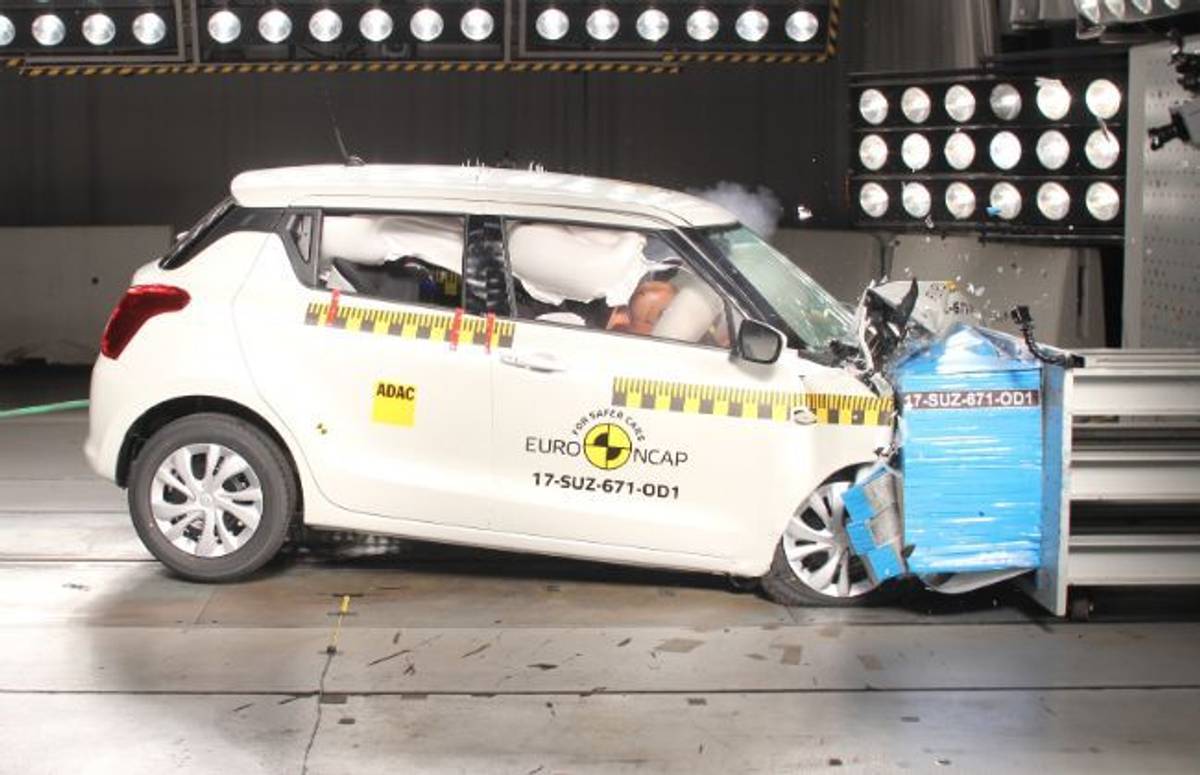 Crash Tested: New Suzuki Swift Crash Tested: New Suzuki Swift