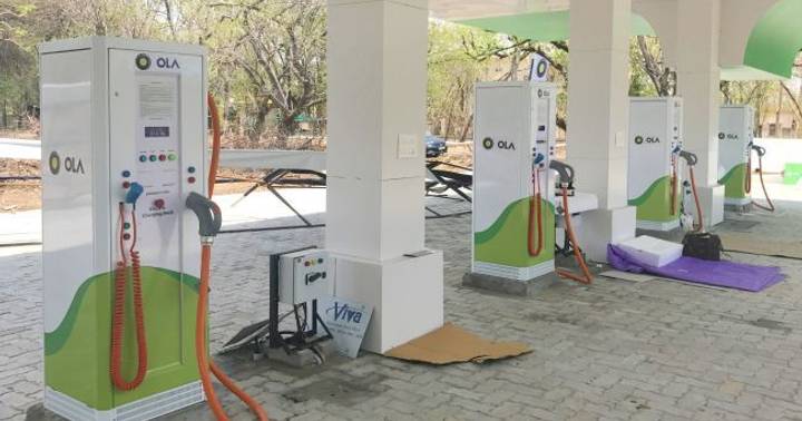 A Peek At India's First EV Charging Station