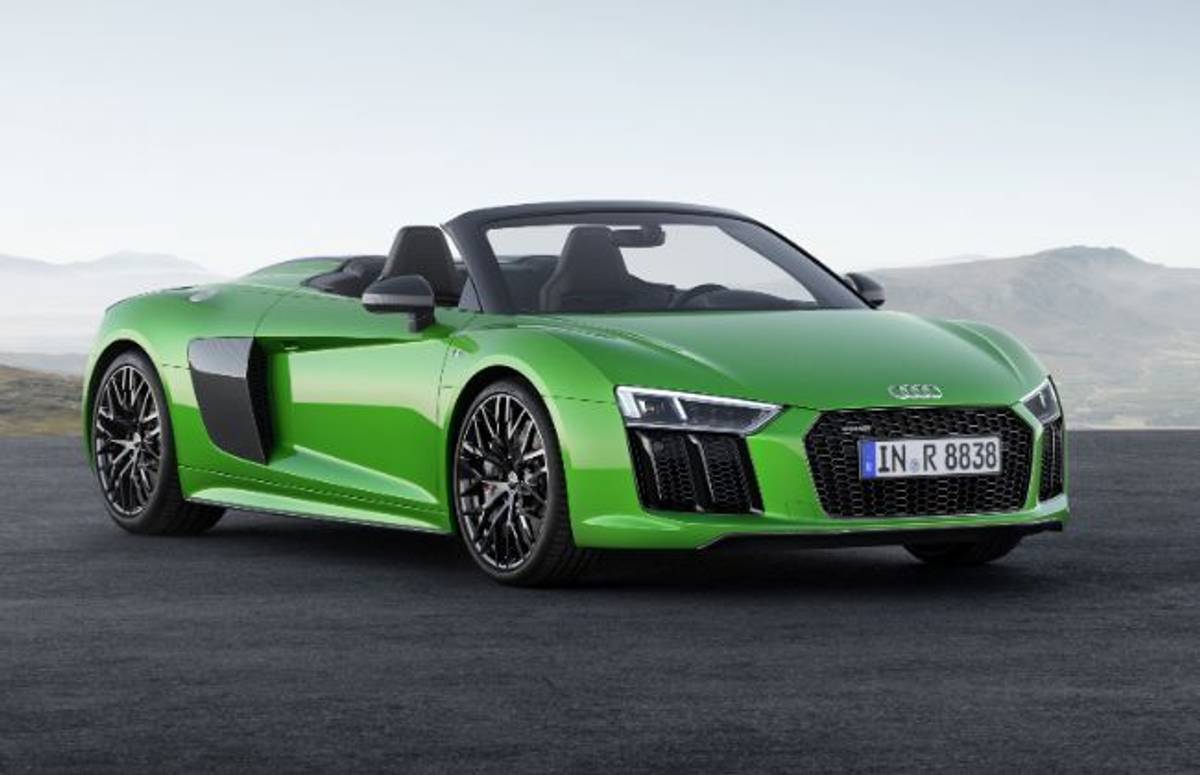 Audi R8 Spyder V10 Plus Unveiled Audi R8 Spyder V10 Plus Unveiled