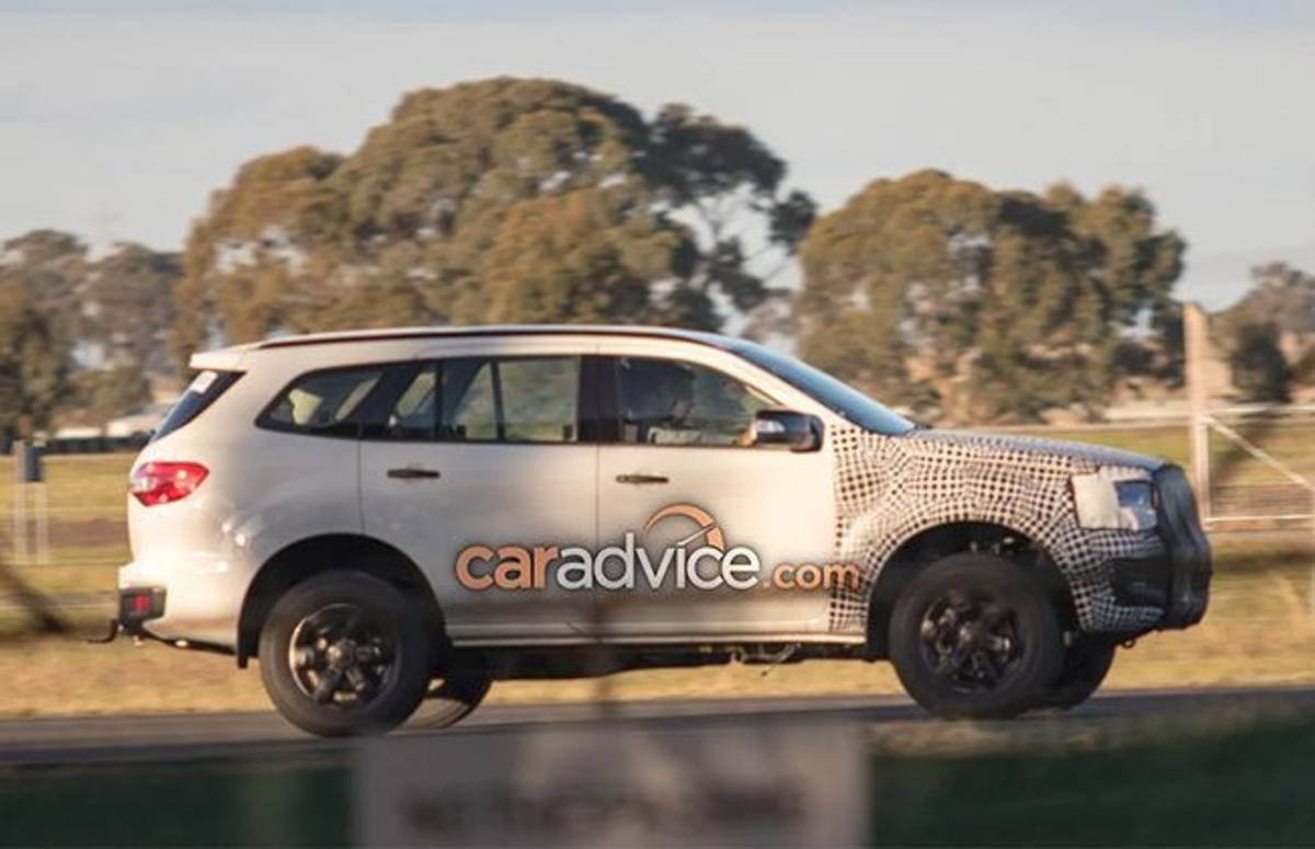 Ford Begins Testing 2018 Endeavour Facelift Ford Begins Testing 2018 Endeavour Facelift