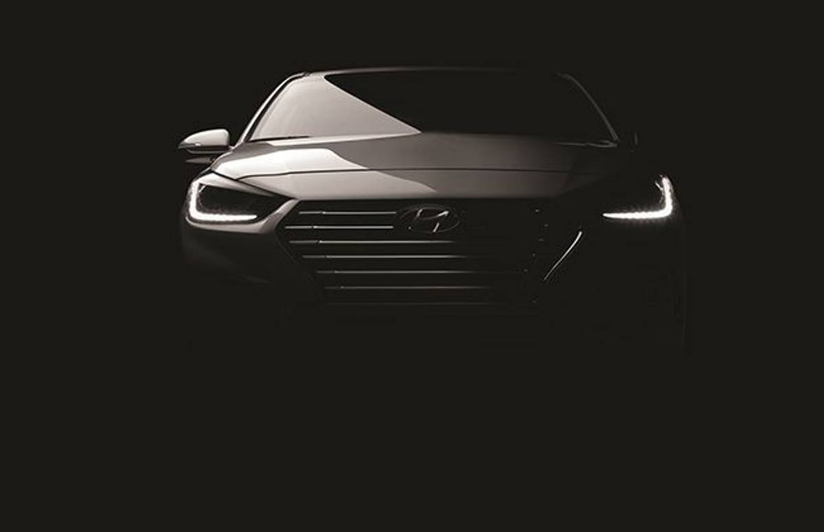 Hyundai Teases All-New India-bound Verna For The First Time Hyundai Teases All-New India-bound Verna For The First Time