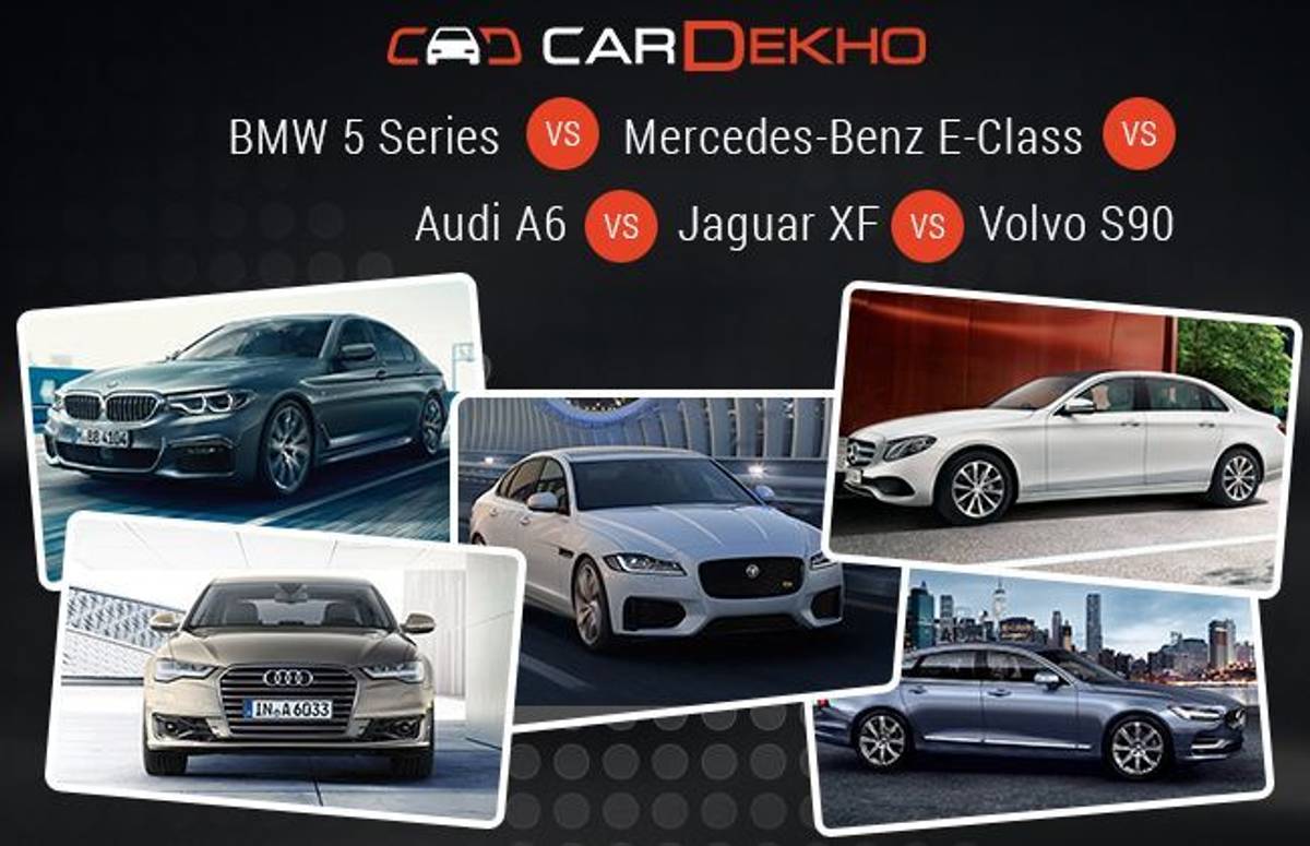 BMW 5 Series Vs Mercedes-Benz E-Class Vs Audi A6 Vs Jaguar XF Vs Volvo S90: Specs Comparison BMW 5 Series Vs Mercedes-Benz E-Class Vs Audi A6 Vs Jaguar XF Vs Volvo S90: Specs Comparison