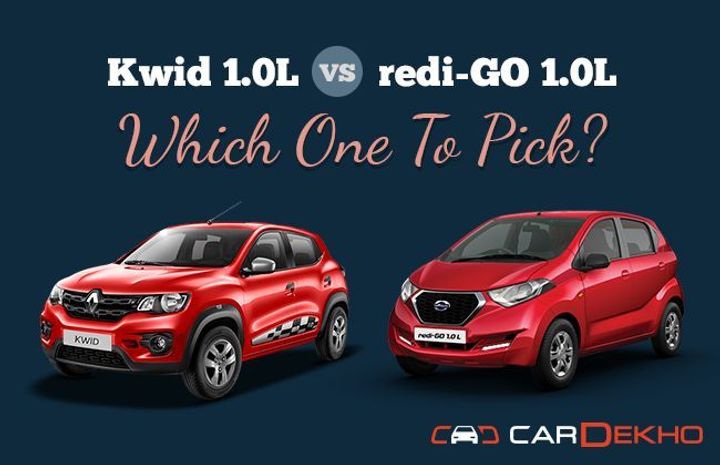 Kwid 1.0L VS redi-GO 1.0L – Which One To Pick? Kwid 1.0L VS redi-GO 1.0L – Which One To Pick?
