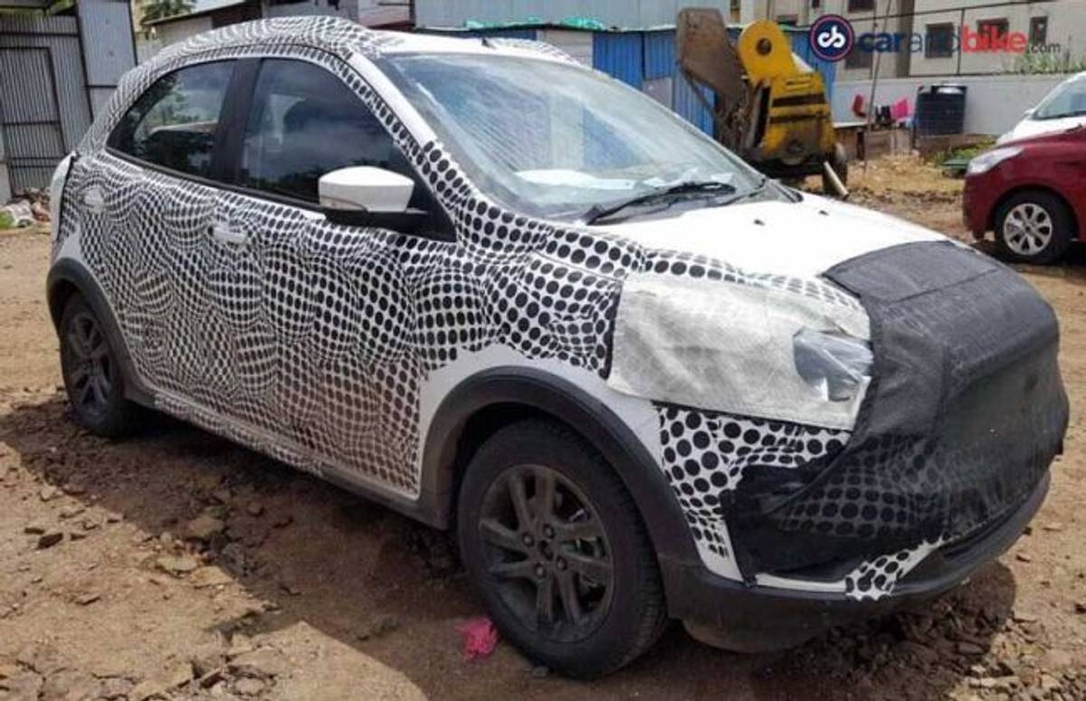 2018 Ford Figo Cross Spied In India