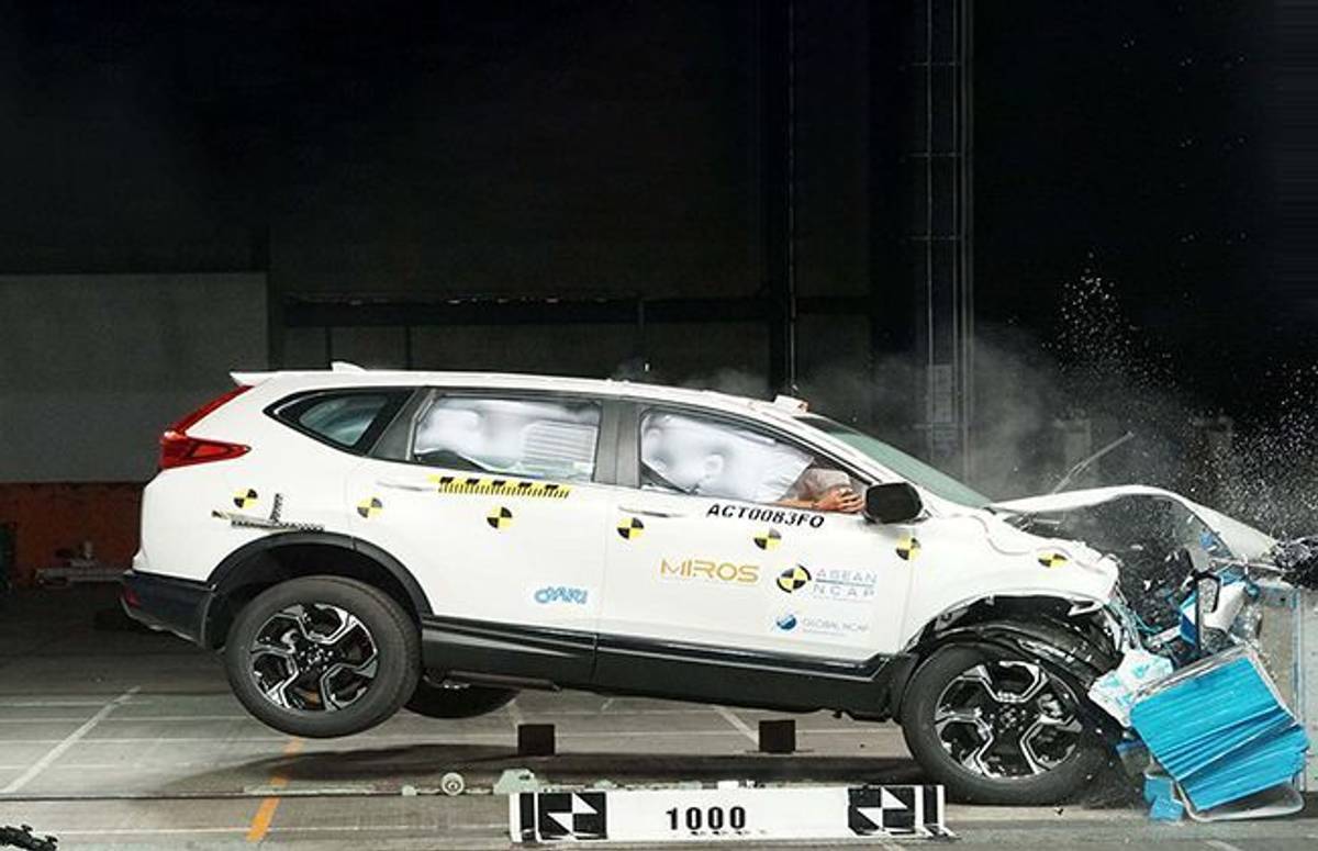 All-New Honda CR-V Scores 5-Star Rating In ASEAN Crash Tests All-New Honda CR-V Scores 5-Star Rating In ASEAN Crash Tests