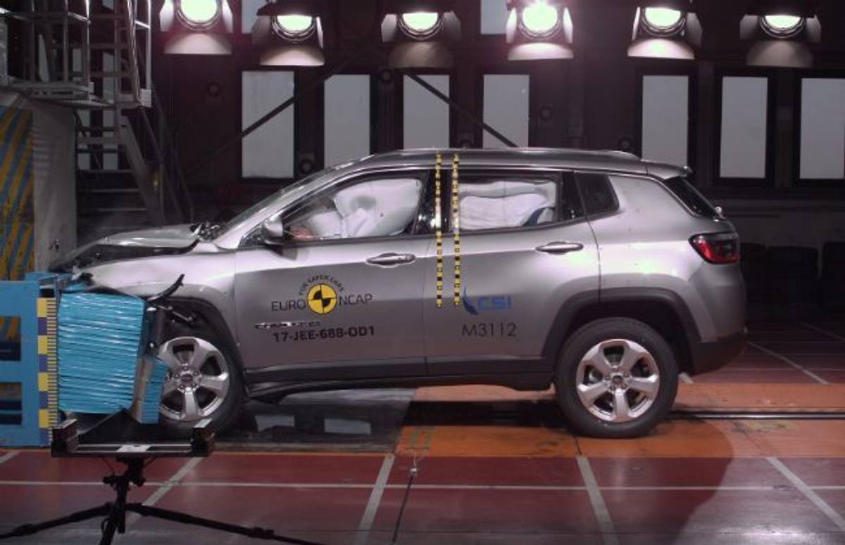 Crash Tested: Jeep Compass Scores Five Stars Crash Tested: Jeep Compass Scores Five Stars