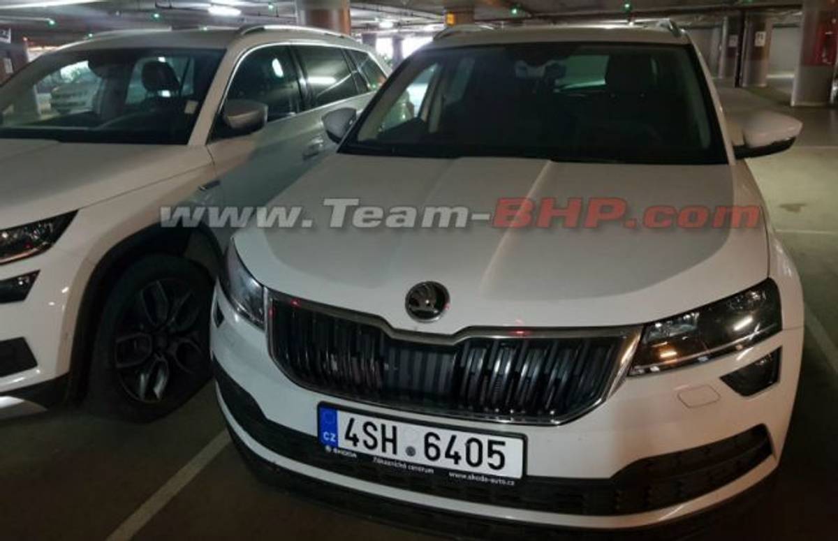 Skoda Karoq Spied In India Skoda Karoq Spied In India