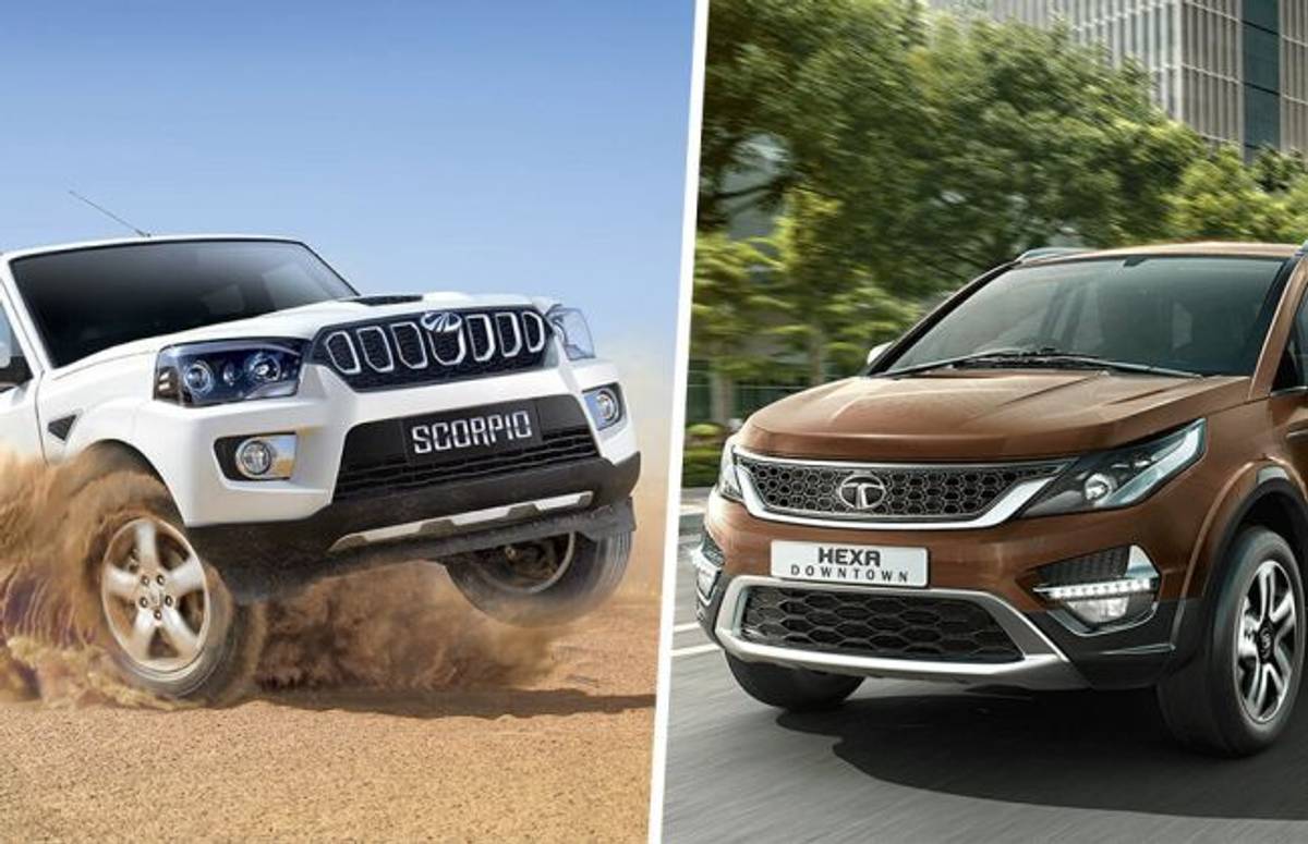 Mahindra Scorpio Facelift Vs Tata Hexa: Spec Comparison Mahindra Scorpio Facelift Vs Tata Hexa: Spec Comparison