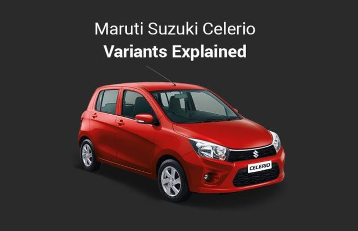 Maruti Suzuki Celerio: Variants Explained Maruti Suzuki Celerio: Variants Explained