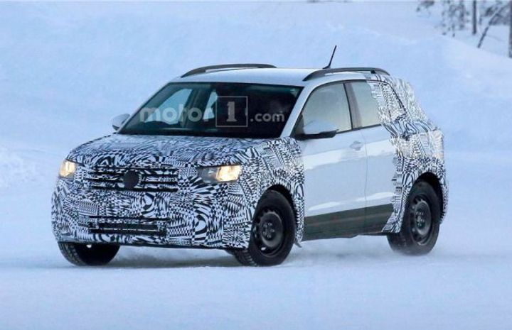 Volkswagen T-Cross Compact SUV Spotted Testing Again Volkswagen T-Cross Compact SUV Spotted Testing Again