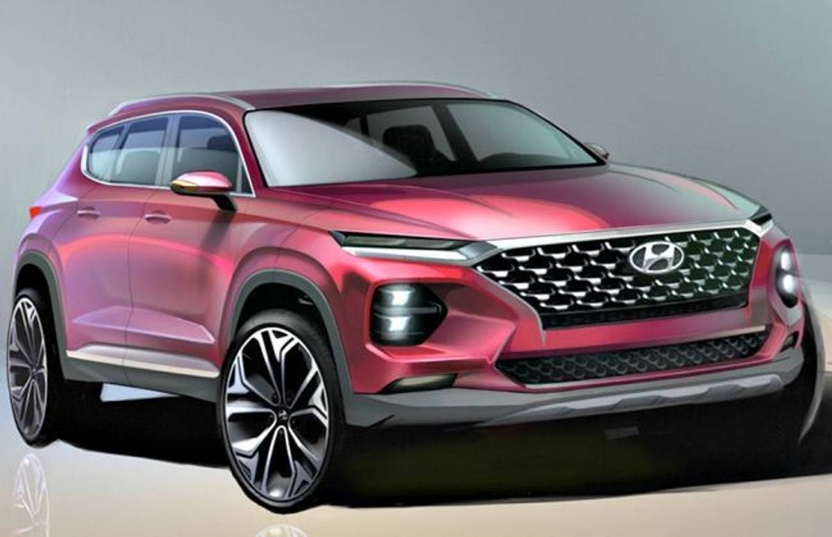 2019 Hyundai Santa Fe Teased In Official Sketches 2019 Hyundai Santa Fe Teased In Official Sketches