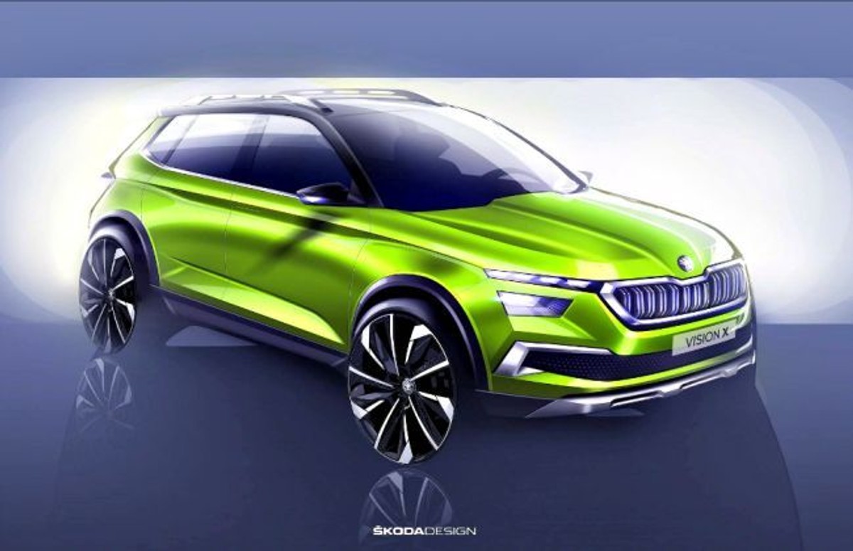 Skoda Teases New Entry-Level Compact SUV Skoda Teases New Entry-Level Compact SUV