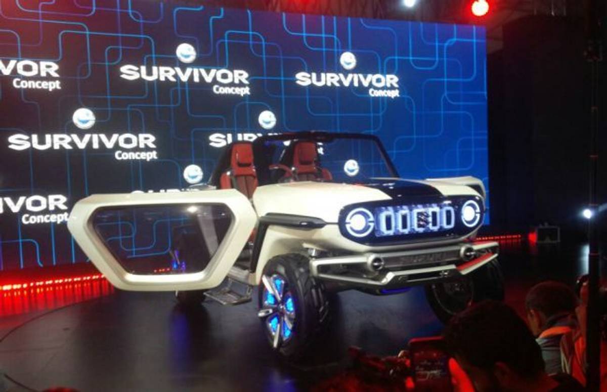 Maruti Suzuki Showcases e-Survivor EV Concept At Auto Expo 2018 Maruti Suzuki Showcases e-Survivor EV Concept At Auto Expo 2018