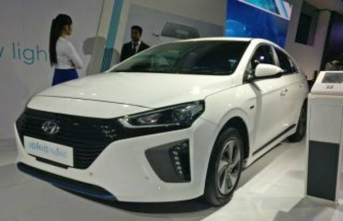 Hyundai Ioniq Showcased At Auto Expo 2018 Hyundai Ioniq Showcased At Auto Expo 2018