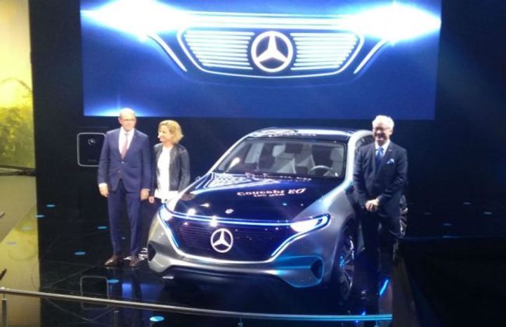 Mercedes-Benz Concept EQ Unveiled At Auto Expo 2018 Mercedes-Benz Concept EQ Unveiled At Auto Expo 2018