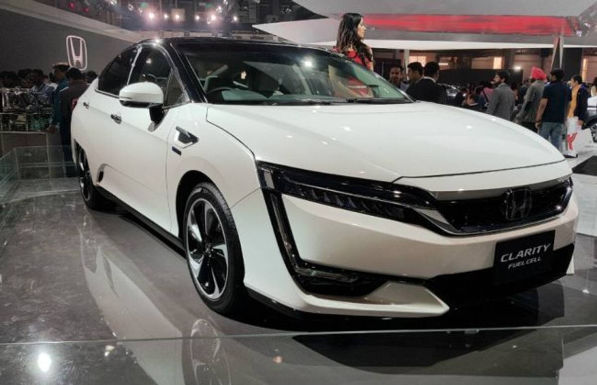 Honda Clarity FCV Showcased At Auto Expo 2018 Honda Clarity FCV Showcased At Auto Expo 2018