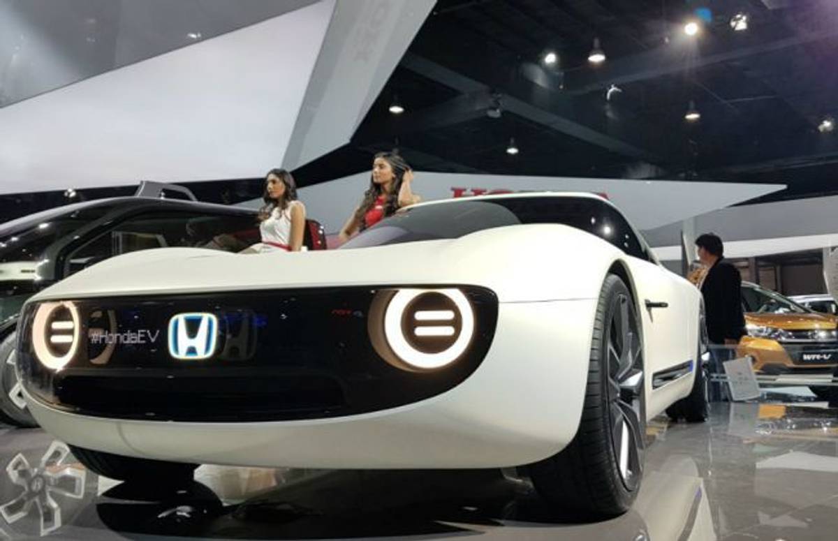 Honda Sports EV Concept Showcased At Auto Expo 2018 Honda Sports EV Concept Showcased At Auto Expo 2018