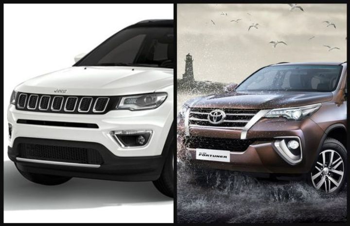 Jeep Compass Vs Toyota Fortuner: Specifications and Features Comparison Jeep Compass Vs Toyota Fortuner: Specifications and Features Comparison