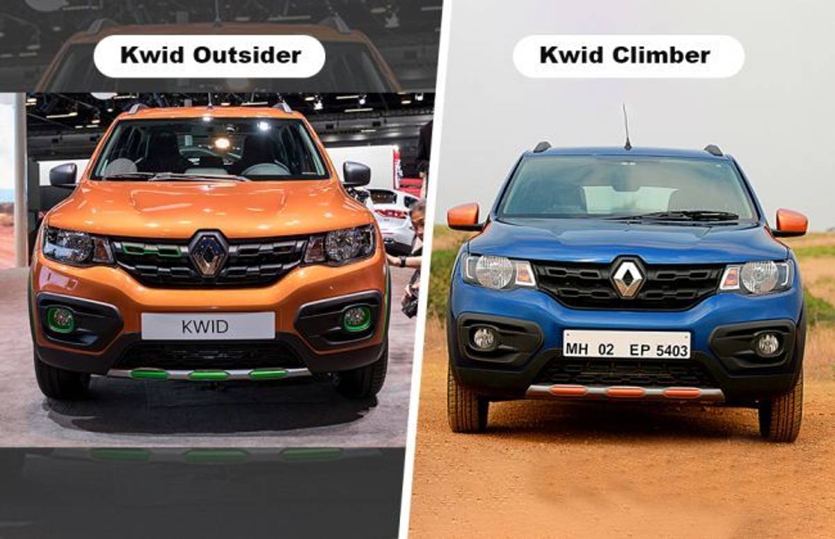 Renault Kwid Outsider vs Renault Kwid Climber - What’s Different? Renault Kwid Outsider vs Renault Kwid Climber - What’s Different?