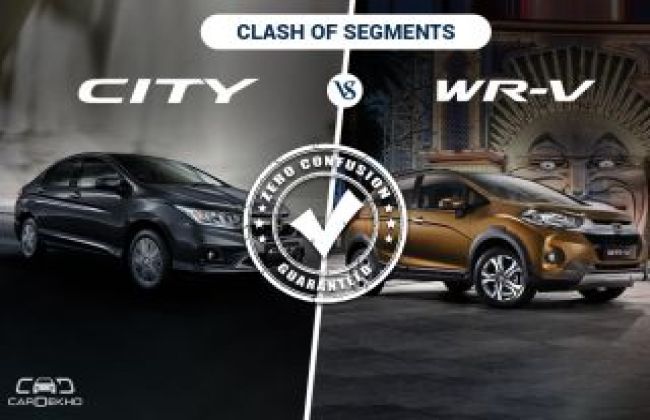 Clash Of Segments Honda City Vs Wr V
