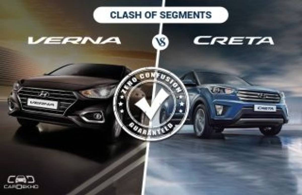 Clash Of The Segments: Hyundai Verna vs Hyundai Creta- Which One To Buy? Clash Of The Segments: Hyundai Verna vs Hyundai Creta- Which One To Buy?