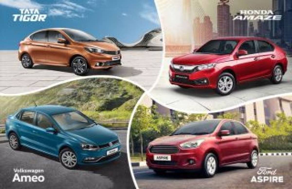 New Honda Amaze 2018 vs Ford Aspire vs Tata Tigor vs VW Ameo: Spec Comparison New Honda Amaze 2018 vs Ford Aspire vs Tata Tigor vs VW Ameo: Spec Comparison