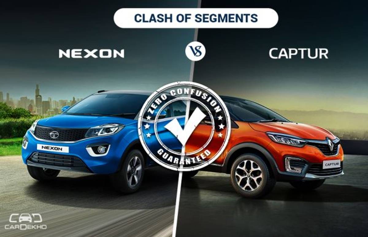 Clash Of Segments: Renault Captur vs Tata Nexon - Which SUV To Buy? Clash Of Segments: Renault Captur vs Tata Nexon - Which SUV To Buy?