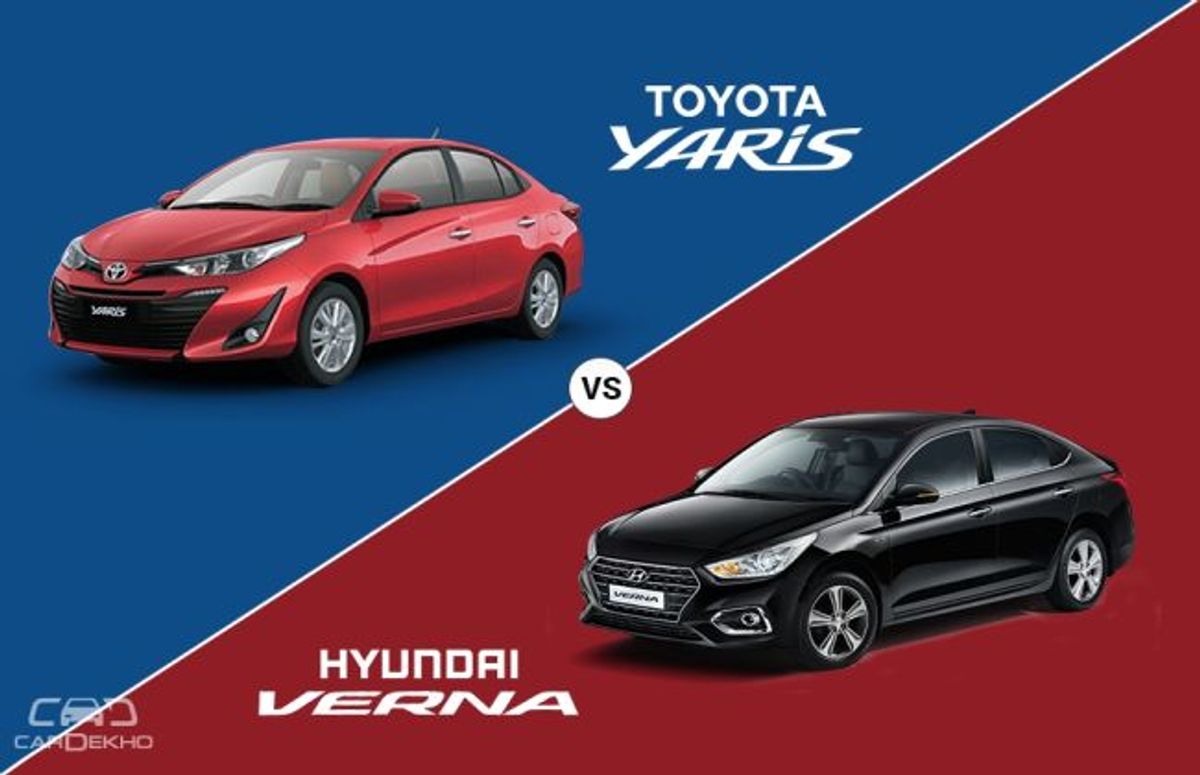 Toyota Yaris CVT vs Hyundai Verna Automatic: Real World Mileage Comparison Toyota Yaris CVT vs Hyundai Verna Automatic: Real World Mileage Comparison