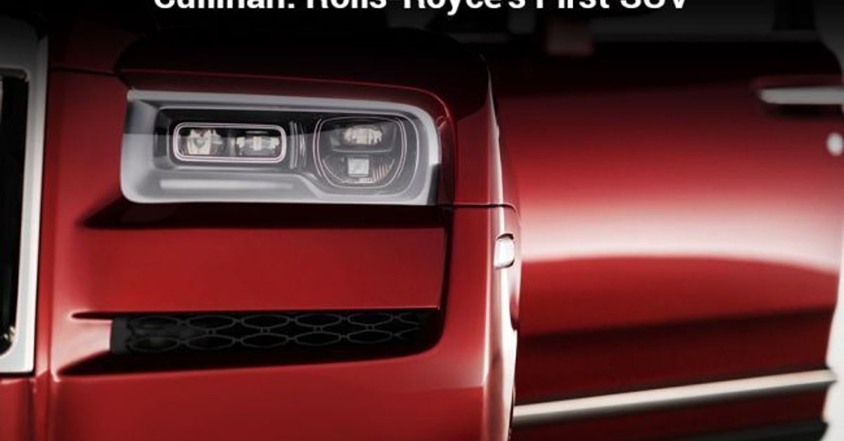 The Rolls-Royce Cullinan: Meet the world's most expensive SUV