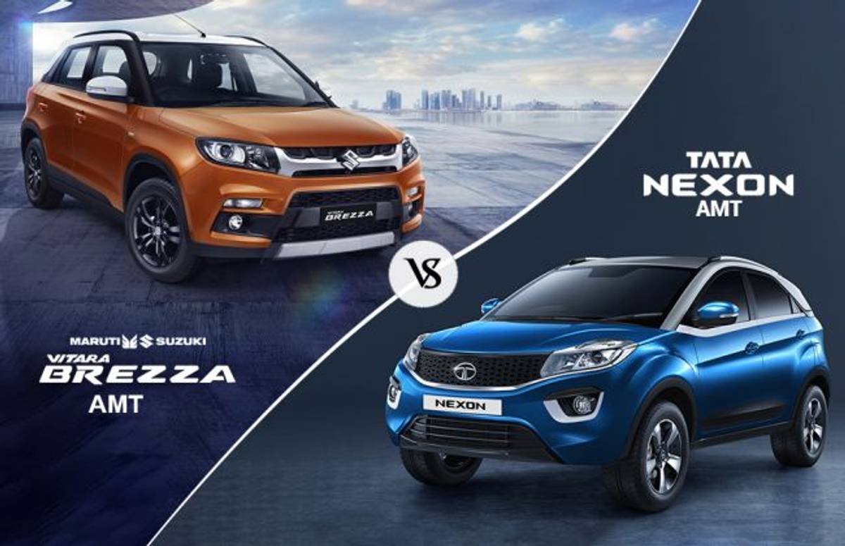 2018 Maruti Vitara Brezza AMT vs Tata Nexon AMT: Specifications Comparison 2018 Maruti Vitara Brezza AMT vs Tata Nexon AMT: Specifications Comparison