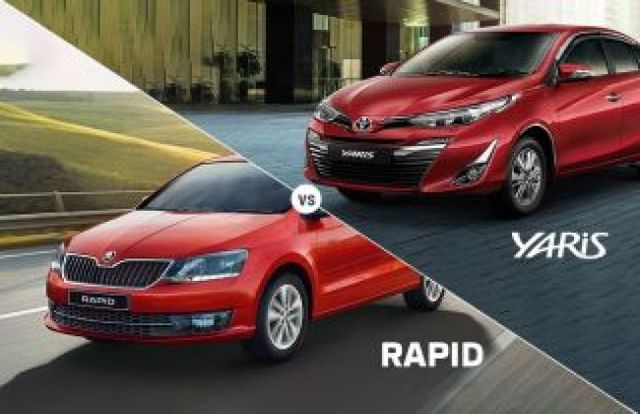 Toyota Yaris Vs Skoda Rapid Specifications Comparison