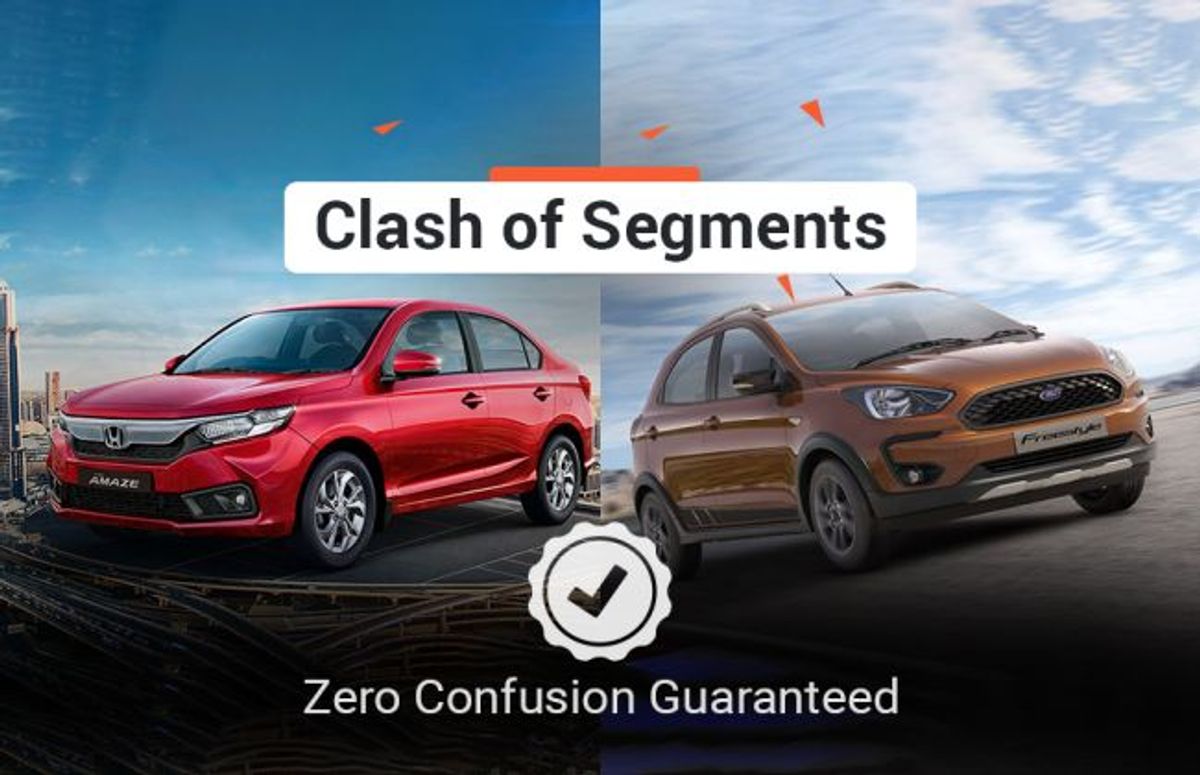 Clash Of Segments: 2018 Honda Amaze vs Ford Freestyle - Which Car To Buy? Clash Of Segments: 2018 Honda Amaze vs Ford Freestyle - Which Car To Buy?