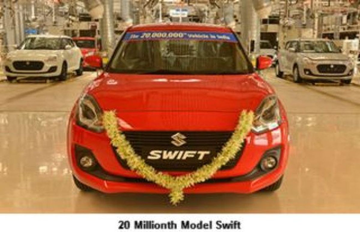 Maruti Suzuki Crosses 2 Crore Production Mark With The New Swift Maruti Suzuki Crosses 2 Crore Production Mark With The New Swift