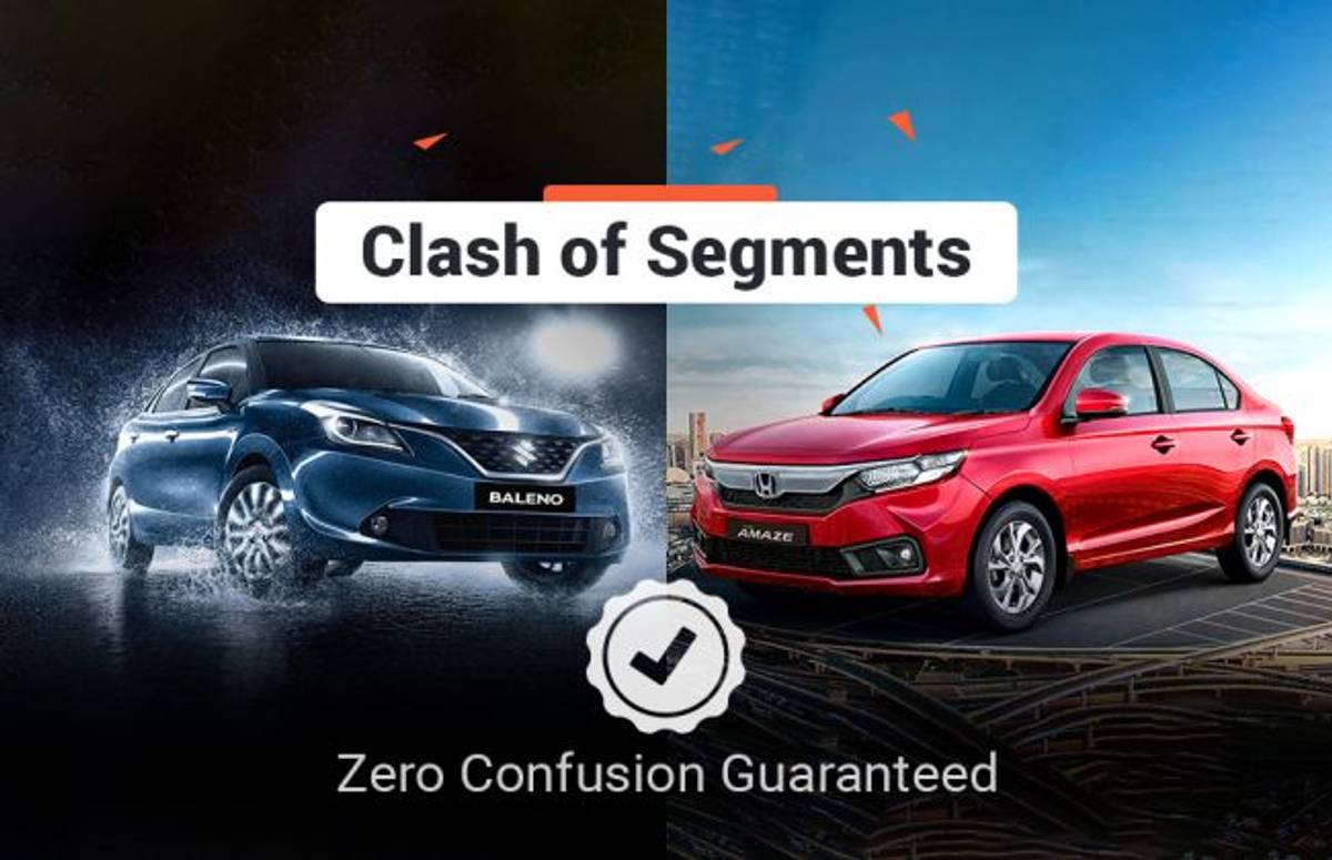 Clash Of Segments: Honda Amaze vs Maruti Baleno - Which Car To Buy? Clash Of Segments: Honda Amaze vs Maruti Baleno - Which Car To Buy?