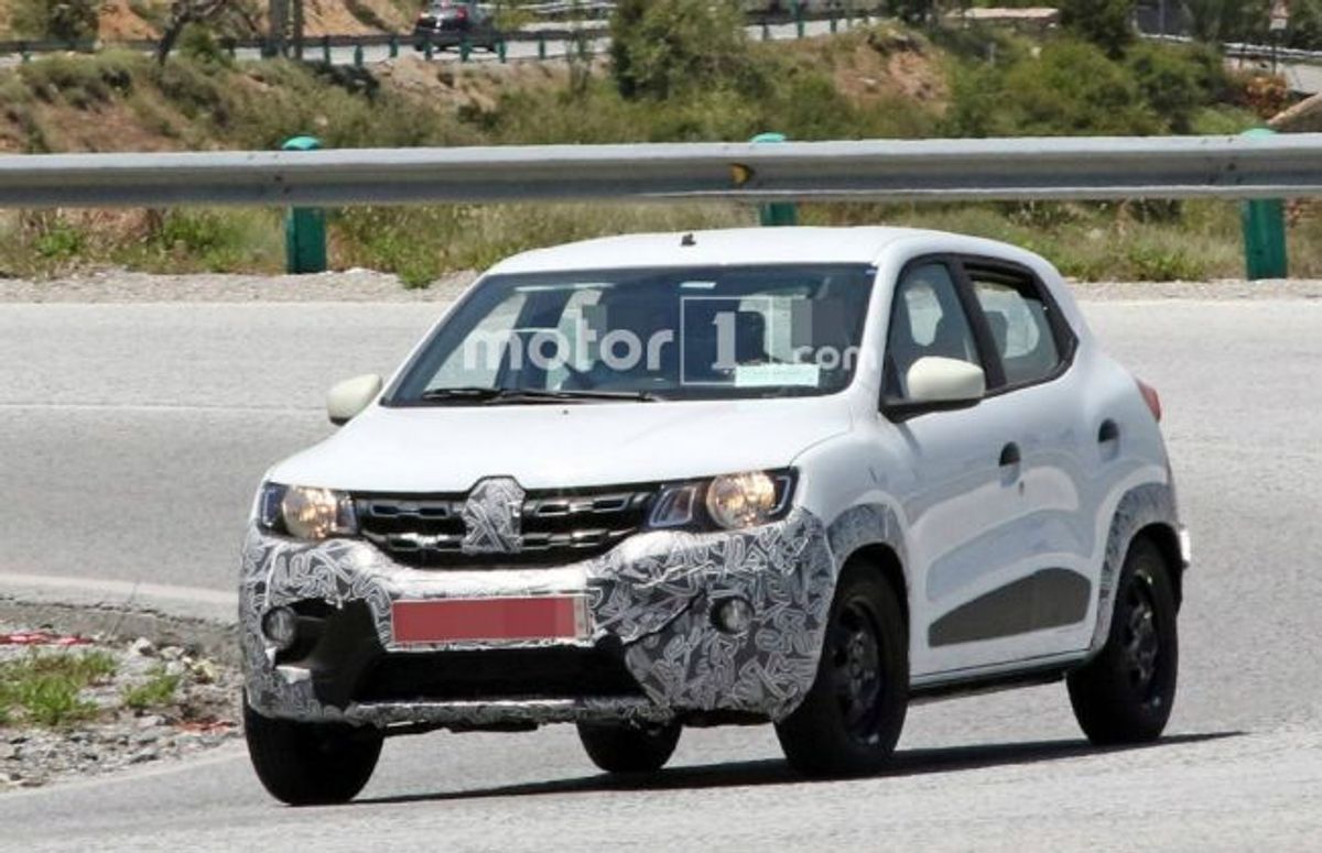 Renault Kwid Spied With Camouflage - Facelift Or Electric? Renault Kwid Spied With Camouflage - Facelift Or Electric?