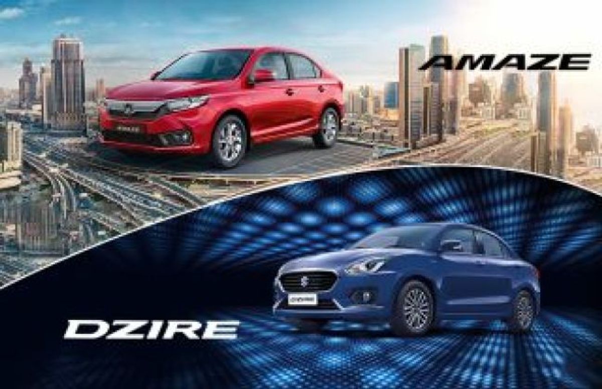 2018 Honda Amaze Vs Maruti Dzire - Which Car Offers Better Space 2018 Honda Amaze Vs Maruti Dzire - Which Car Offers Better Space
