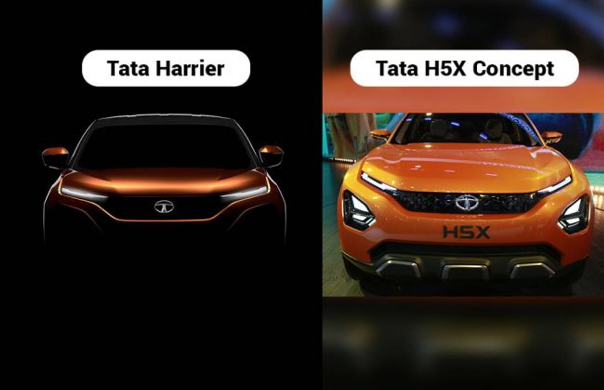 Tata Harrier vs Tata H5X: How Its Looks Have Evolved Tata Harrier vs Tata H5X: How Its Looks Have Evolved