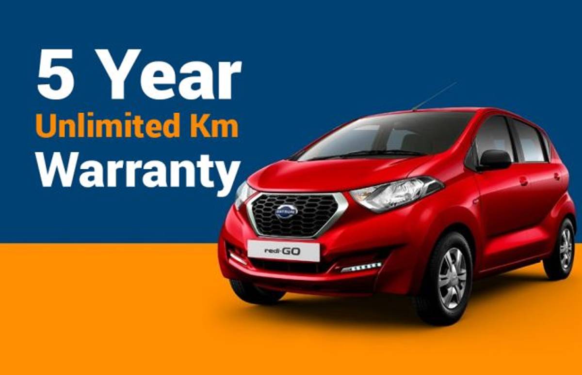 Datsun redi-GO's 5 Years, Unlimited Km Warranty Makes It A Reliable Choice Datsun redi-GO's 5 Years, Unlimited Km Warranty Makes It A Reliable Choice