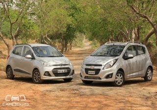 2014 Chevrolet Beat vs Hyundai Grand i10: Comparison test 2014 Chevrolet Beat vs Hyundai Grand i10: Comparison test