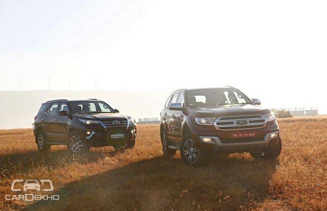 Toyota Fortuner and Ford Endeavour 