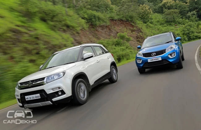 Tata Nexon Vs Maruti Vitara Brezza